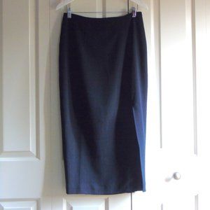 Valerie Stevens Navy Blue Midi Pencil Skirt Size 6 - 8